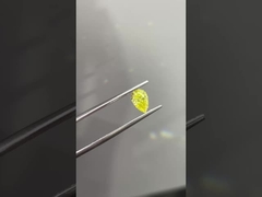 0.83ct Lab Growm Diamant Birnen Schnitt CVD Fancy Gelb VS Loose Diamant