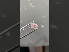3.72ct Lab-Gewächsene Diamant Strahlende Schnitt CVD Fancy Pink VS Loose Diamant