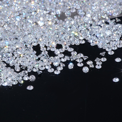 kaufen Weiße runde Form Laborgewachsene losen Melee Diamanten 0,7 bis 1,35 mm DEF Farbe VVS Klarheit online manufacture