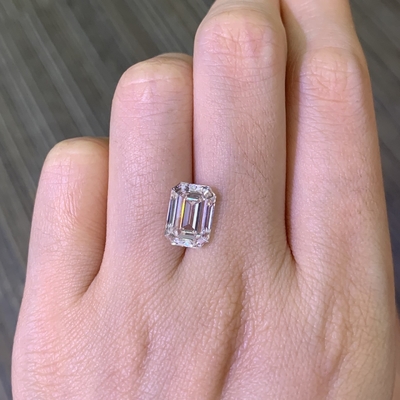 kaufen VS1 G 3,69 Karat Lab gemacht Smaragd geschnitten Diamant OEM ODM online manufacture