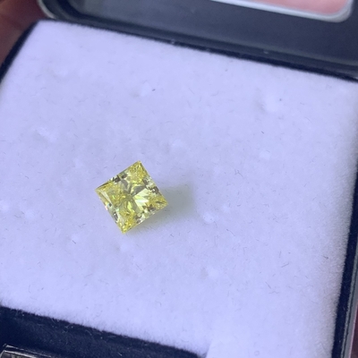 kaufen 1.37CT Fantasie Intensiv Gelb VVS1 EX VG CVD Laborgemachte Diamanten Prinzessin Schnitt IGI zertifiziert online manufacture