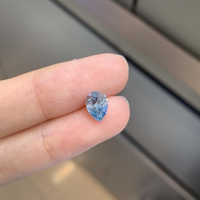 kaufen IGI Zertifiziert 1.13ct Laborgewachsener Diamantbirnen Schnitt CVD Fancy Intensive Blue VS2 2EX N online manufacture