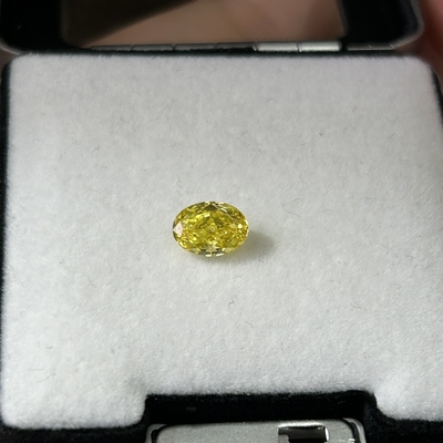 kaufen 1.18ct Oval geschnitten HPHT Lab Diamanten Fancy Leuchtende Gelb VVS2 2VG N IGI zertifiziert online manufacture