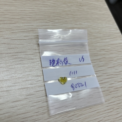 kaufen 1.11CT Fancy Gelb VS HPHT Laborgewachsener Diamant Herzgeschnitten IGI Locker Diamant online manufacture