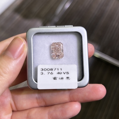 kaufen CVD 3.76ct synthetischer rosa Diamant Lab erstellt Radiant Cut Diamant online manufacture
