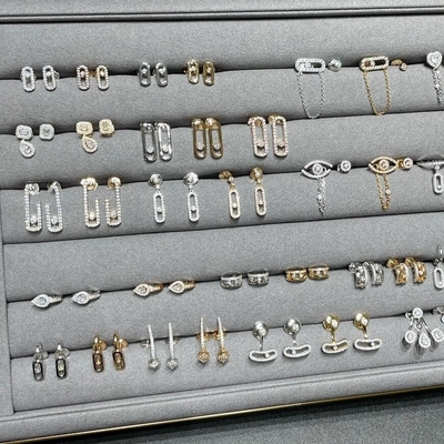 kaufen 18k Massivgold Feinschmuck Replik Schmuck H Farbe SI1 Klarheit online manufacture