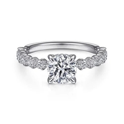 kaufen 18K 14K 10K Echtgold Custom China Fabrik 1 Karat 2 Karat DEF VVS VS Labor geschaffen Diamant Verlobungsring online manufacture
