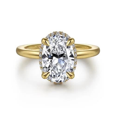 kaufen 18K 14K 10K Massivgold Individualschmuck 3 Karat Def Vvs Klarheit Cvd oval geschnitten Labor gewachsener Diamant Halo Ringe zum Verkauf online manufacture