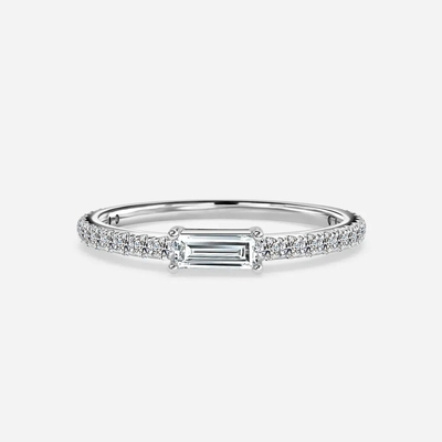 kaufen 18K 14K 10K Massivgold kundenspezifischer Klassiker Schmuck VVS Klarheit HPHT Schnitt Labor gewachsener Diamantring online manufacture