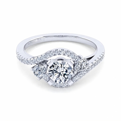 kaufen Rundes Edelstein-Formlabor, Diamantringe OEM und ODM online manufacture