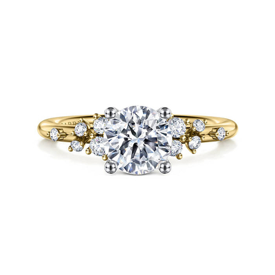 kaufen 18K 14K 10K Massivgold Customized Muster Schmuck VVS Klarheit CVD Rundschnitt Ewigkeit Ring Lab Diamant online manufacture