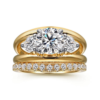 kaufen 14K Platin VVS Klarheit HPHT Runder Schnitt Labor gewachsener Diamant Hochzeit Band DEFGH Ring online manufacture
