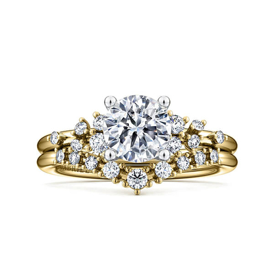 kaufen Labor Diamant Hochzeit Band VVS Klarheit HPHT Runder Schnitt Labor gewachsener Diamant Ring online manufacture