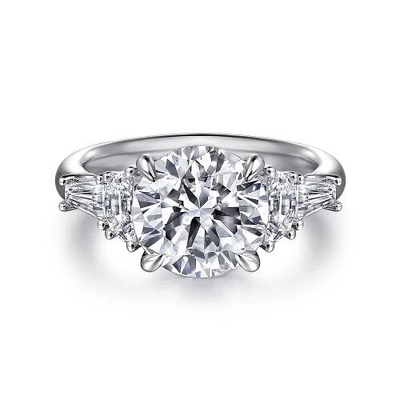 kaufen Labor Diamant Hochzeit Band VVS Klarheit HPHT Runder Schnitt Labor gewachsener Diamant Ring online manufacture