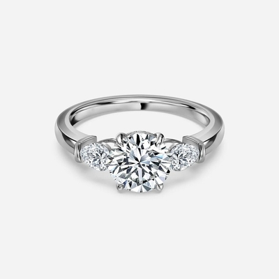 kaufen Zwei Karat-Labor-Erwachsener Diamant-Ring-Pronz-Setting-Labor-Erwachsener Diamant-Hochzeitsband Frauen online manufacture