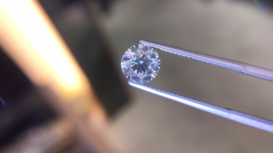 1.05CT D VVS2 HPHT Laborgewachsener Diamant rund geschnitten für die Schmuckherstellung