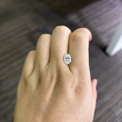 1.8 Karat Laborgewachsener Diamant ovaler Schnitt CVD E Farbe VS1 Klarheit 2EX N IGI