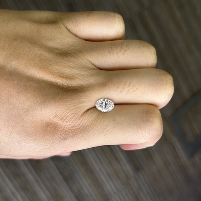 1.4 Karat Laborgewachsener Diamant ovaler Schnitt CVD F VS1 EX VG N IGI LG630433162