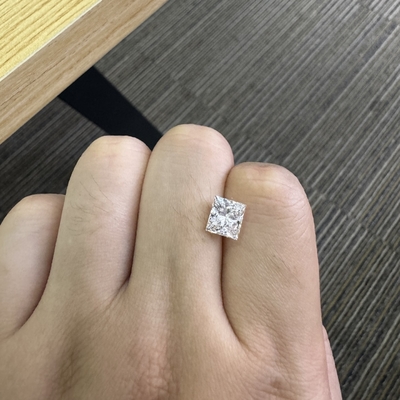 2.06CT F VS2 EX VG CVD Labor produzierte Diamanten Prinzessin Brillant Schnitt