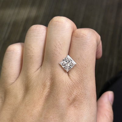 3.31 Karat E VS2 EX VG CVD Labor Diamant Prinzessin Schnitt Für DIY Schmuck