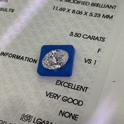 HYF 3,5 Karat VS1 F Synthetische Diamanten Labor geschaffen CVD Diamant