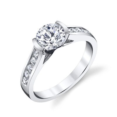 Klassischer LGD Schmuck Diamantring 1 bis 3 Karat 18K 14K 10K 9K Platin