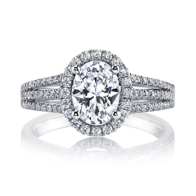 Classic Style Lab Diamant Hochzeit Band VVS Klarheit HPHT Oval Schnitt Ring in Platin